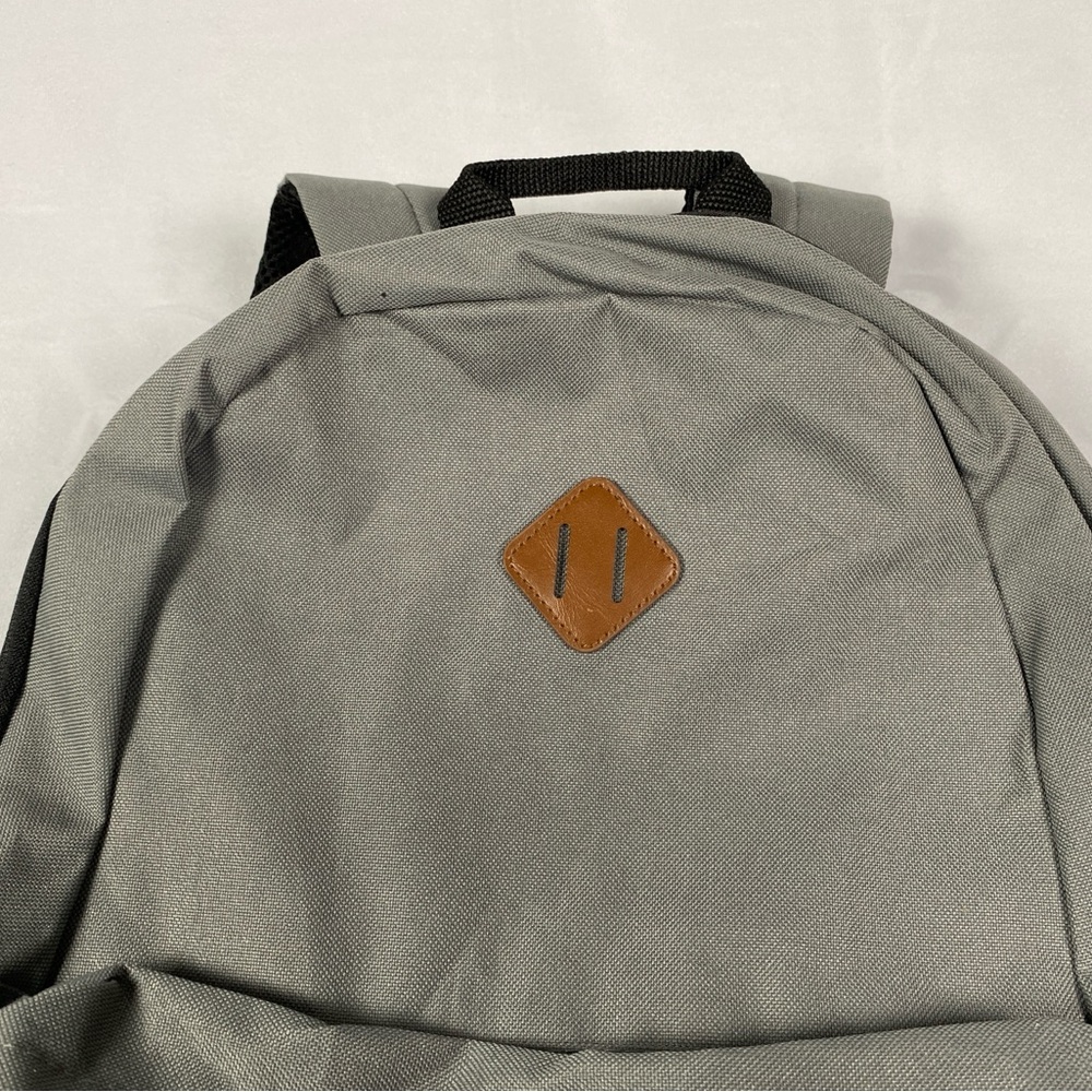 Pure Romance Gray Canvas Backpack for Men and Women - Picture 3 of 8
